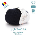 ggh Tavira | 100% Baumwolle | 80m/50g | 013 - Marine - Rebecca - Online.de