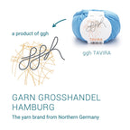 ggh Tavira | 100% Baumwolle | 80m/50g | 015 - Aqua - Rebecca - Online.de