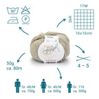 ggh Tavira | 100% Baumwolle | 80m/50g | 021 - Sand - Rebecca - Online.de