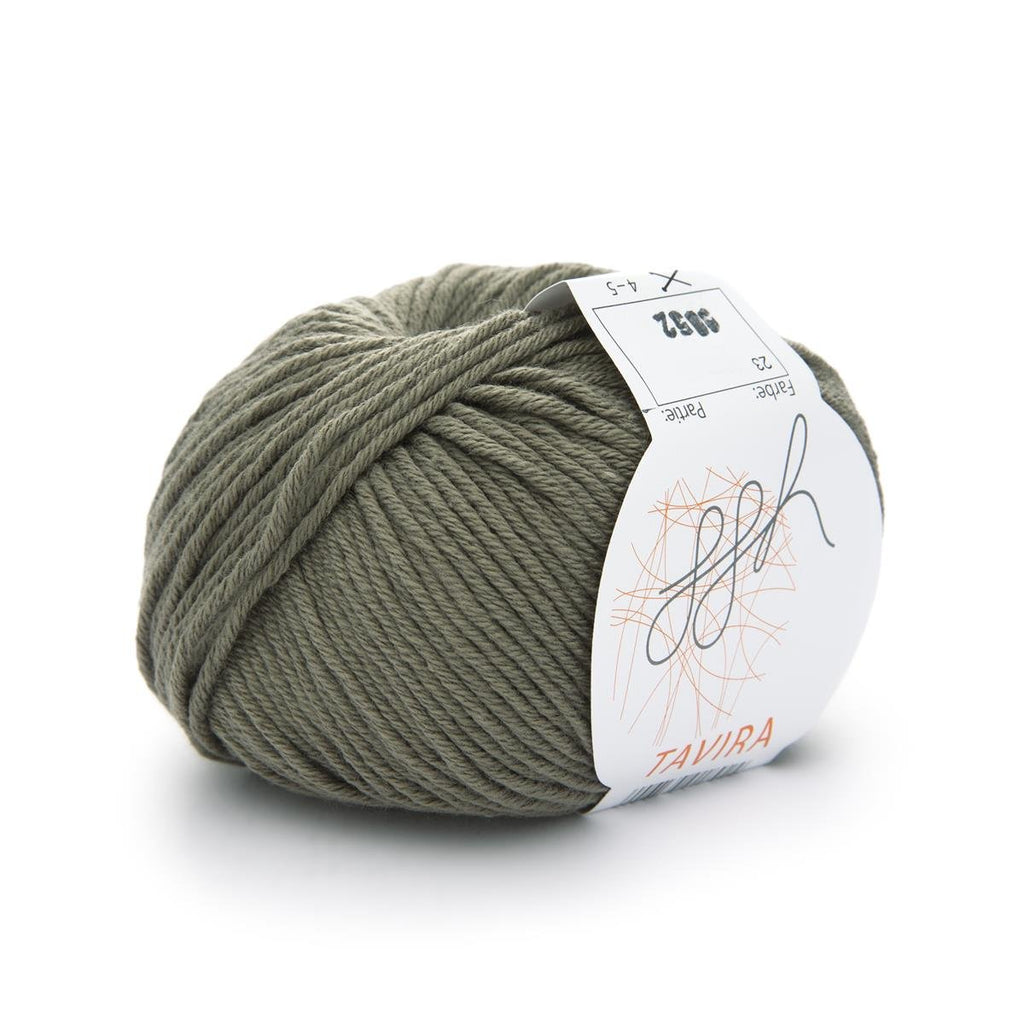 ggh Tavira | 100% Baumwolle | 80m/50g | 023 - Khaki - Rebecca - Online.de