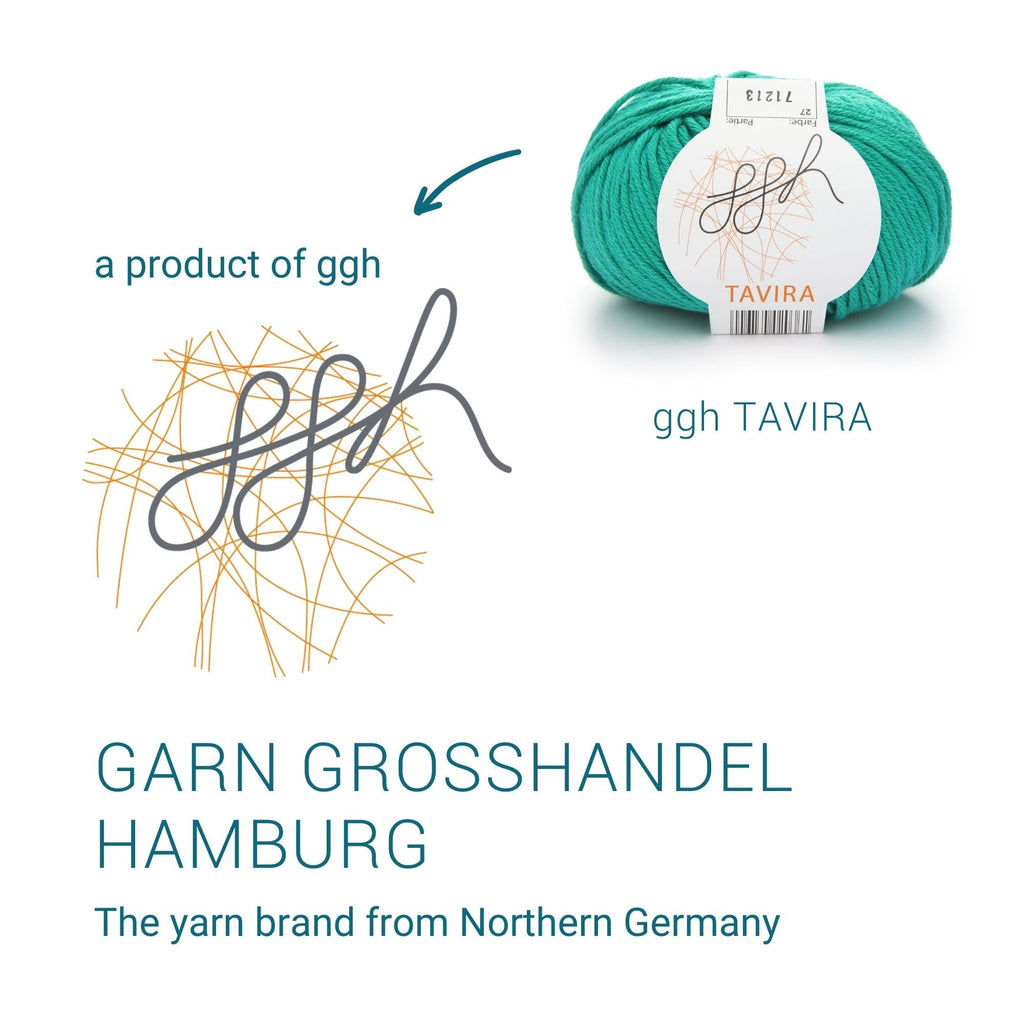 ggh Tavira | 100% Baumwolle | 80m/50g | 027 - Chromgrün - Rebecca - Online.de