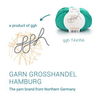 ggh Tavira | 100% Baumwolle | 80m/50g | 027 - Chromgrün - Rebecca - Online.de