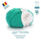 ggh Tavira | 100% Baumwolle | 80m/50g | 027 - Chromgrün - Rebecca - Online.de