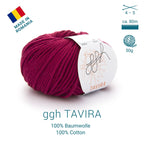 ggh Tavira | 100% Baumwolle | 80m/50g | 028 - Scharlachrot - Rebecca - Online.de