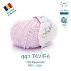 ggh Tavira | 100% Baumwolle | 80m/50g | 030 - Hellrosa - Rebecca - Online.de