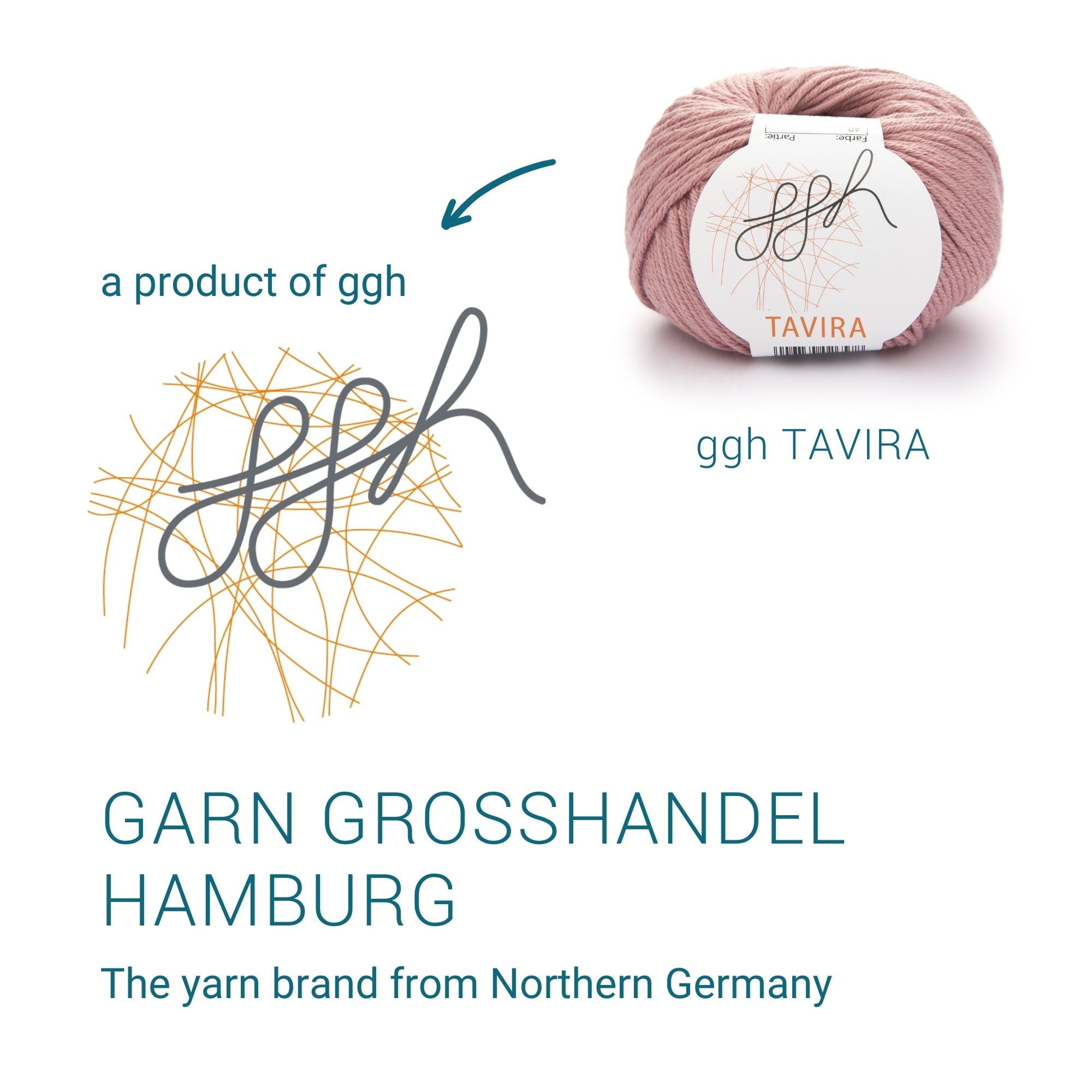 ggh Tavira | 100% Baumwolle | 80m/50g | 040 - Rosenholz - Rebecca - Online.de