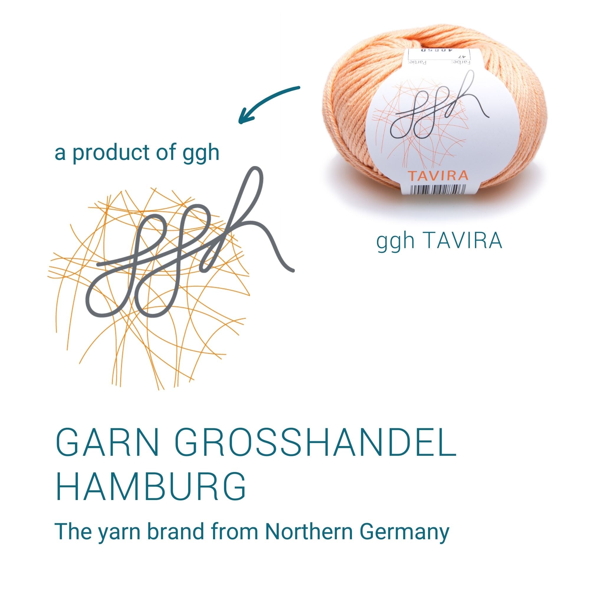 ggh Tavira | 100% Baumwolle | 80m/50g | 047 - Apricot - Rebecca - Online.de