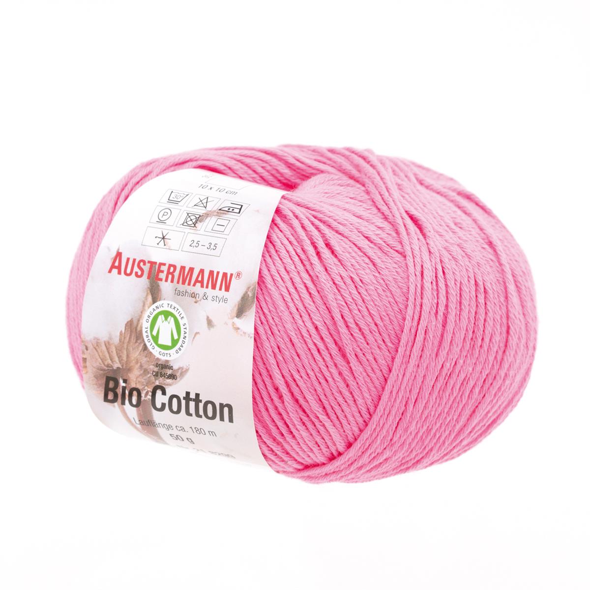 Gots Bio Cotton Uni | 180 M - 50 G | 15 - Pink - Rebecca - Online.de