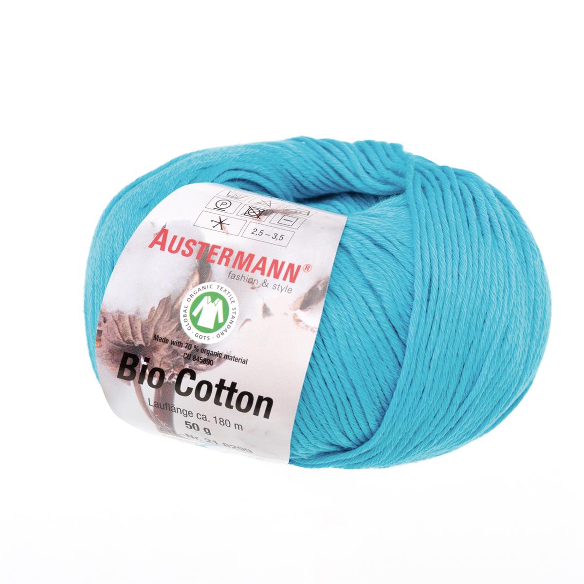 Gots Bio Cotton Uni | 180 M - 50 G | 17 - Tuerkis - Rebecca - Online.de
