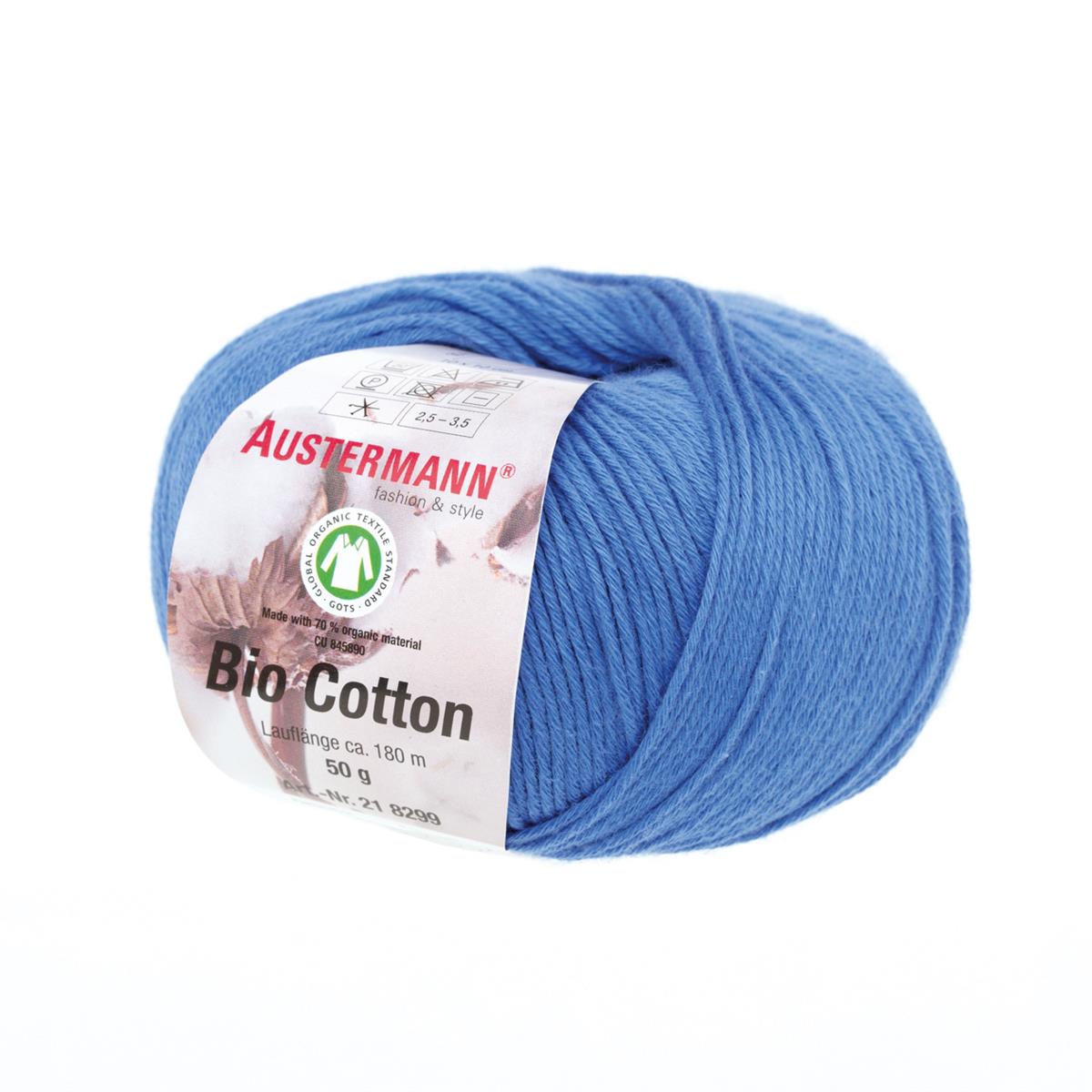 Gots Bio Cotton Uni | 180 M - 50 G | 20 - Azur - Rebecca - Online.de