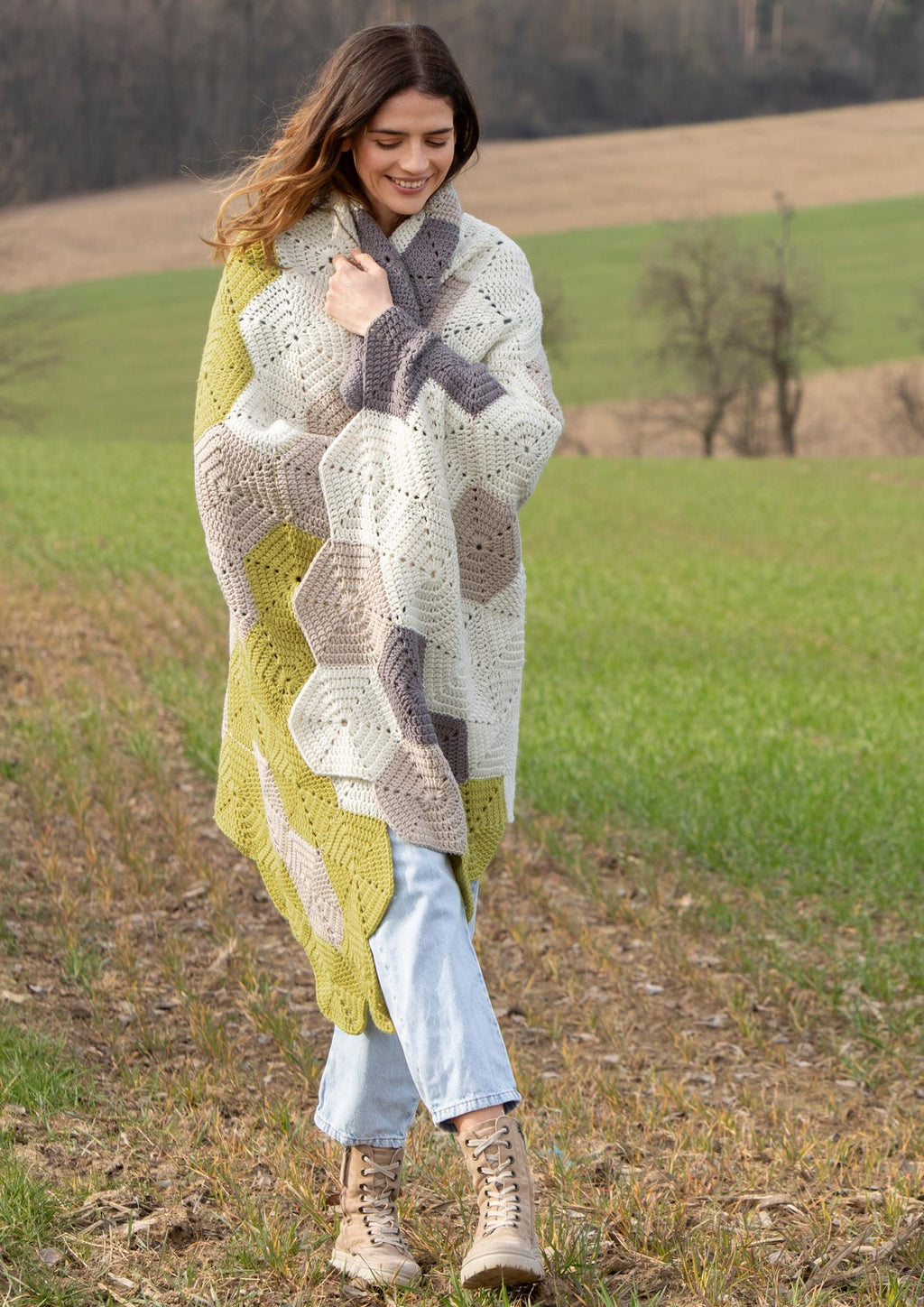 Häkeldecke Mosaik - Rebecca - Online.de