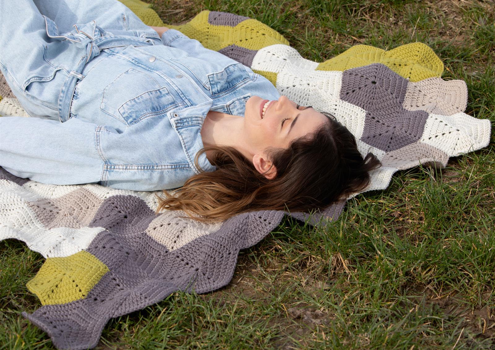 Häkeldecke Mosaik - Rebecca - Online.de