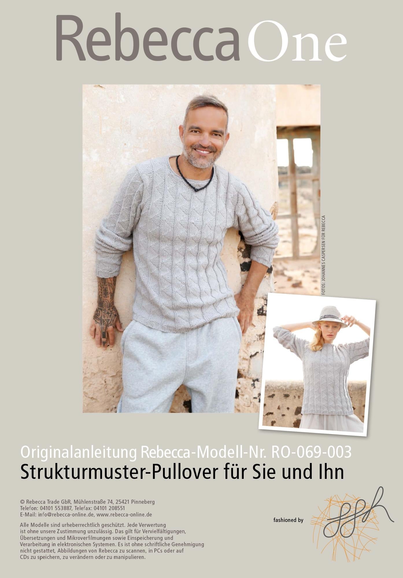 Herrenpullover mit Strukturmuster - Rebecca - Online.de