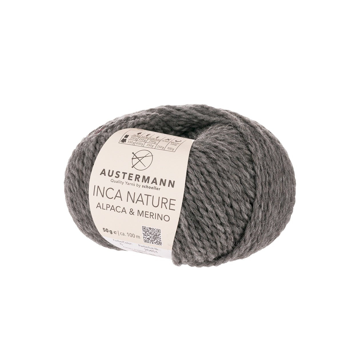 Inca Nature | Alpaka & Merino | 05 - Grau meliert - Rebecca - Online.de
