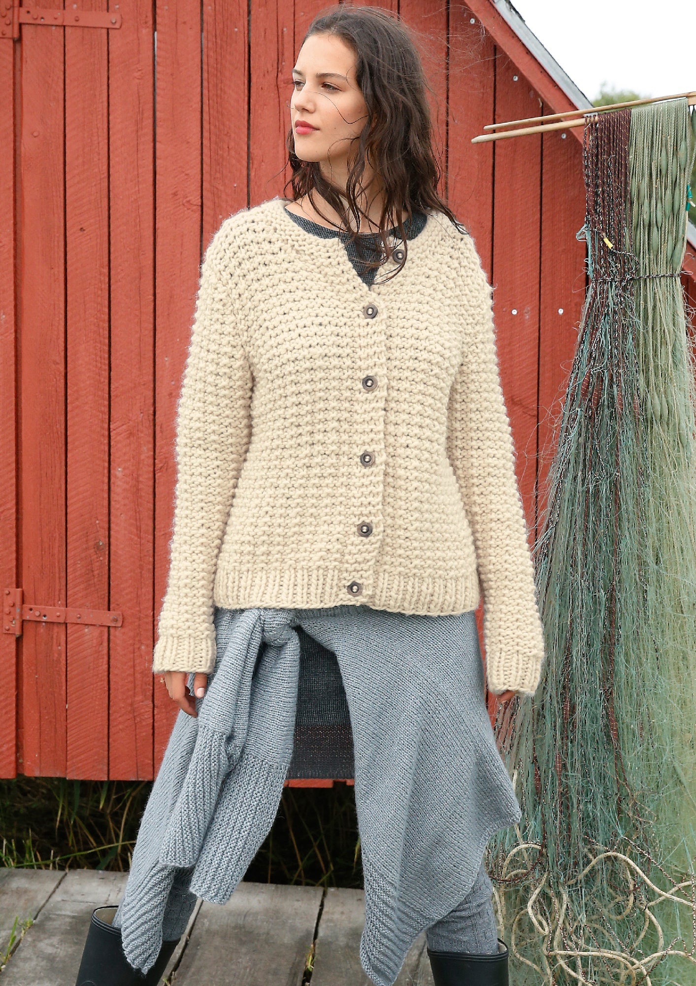 Jacke mit Strukturmuster - rebecca - online.de