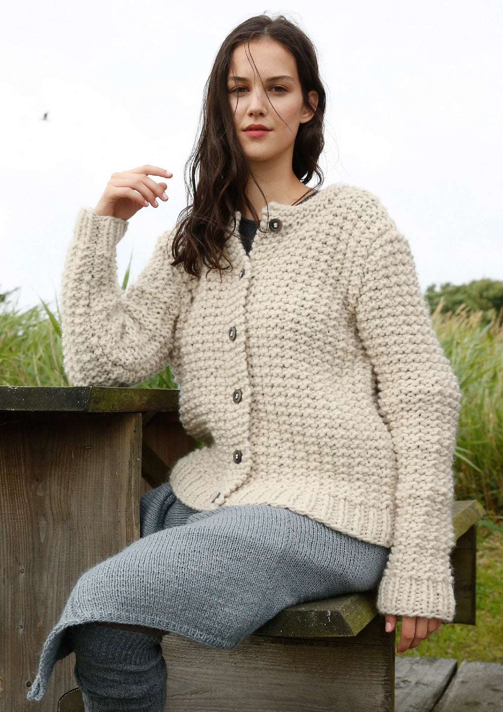 Jacke mit Strukturmuster - rebecca - online.de