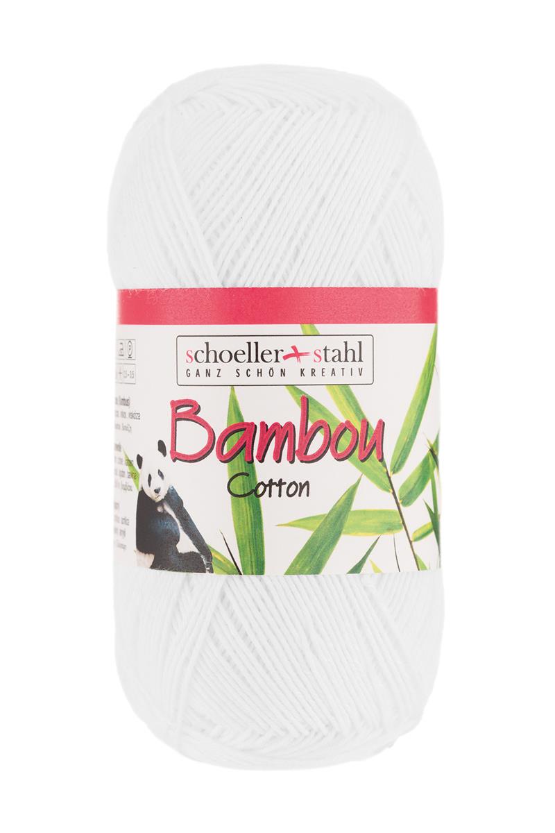 BAMBOU COTTON 100G | Farbe 01 - WEISS