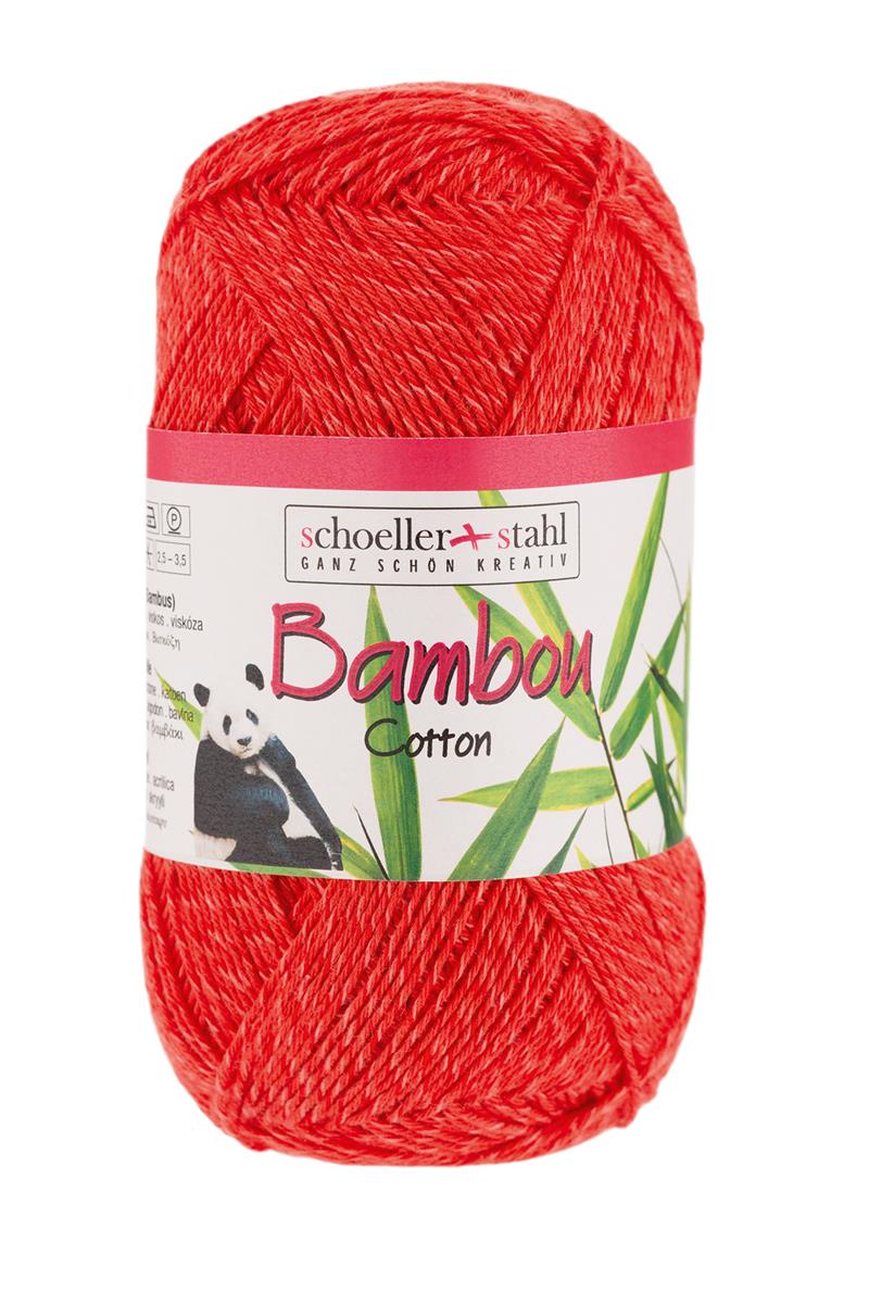 BAMBOU COTTON 100G | Farbe 08 - ROT
