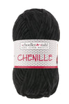 CHENILLE Wolle | 100g | Farbe 15 - Schwarz