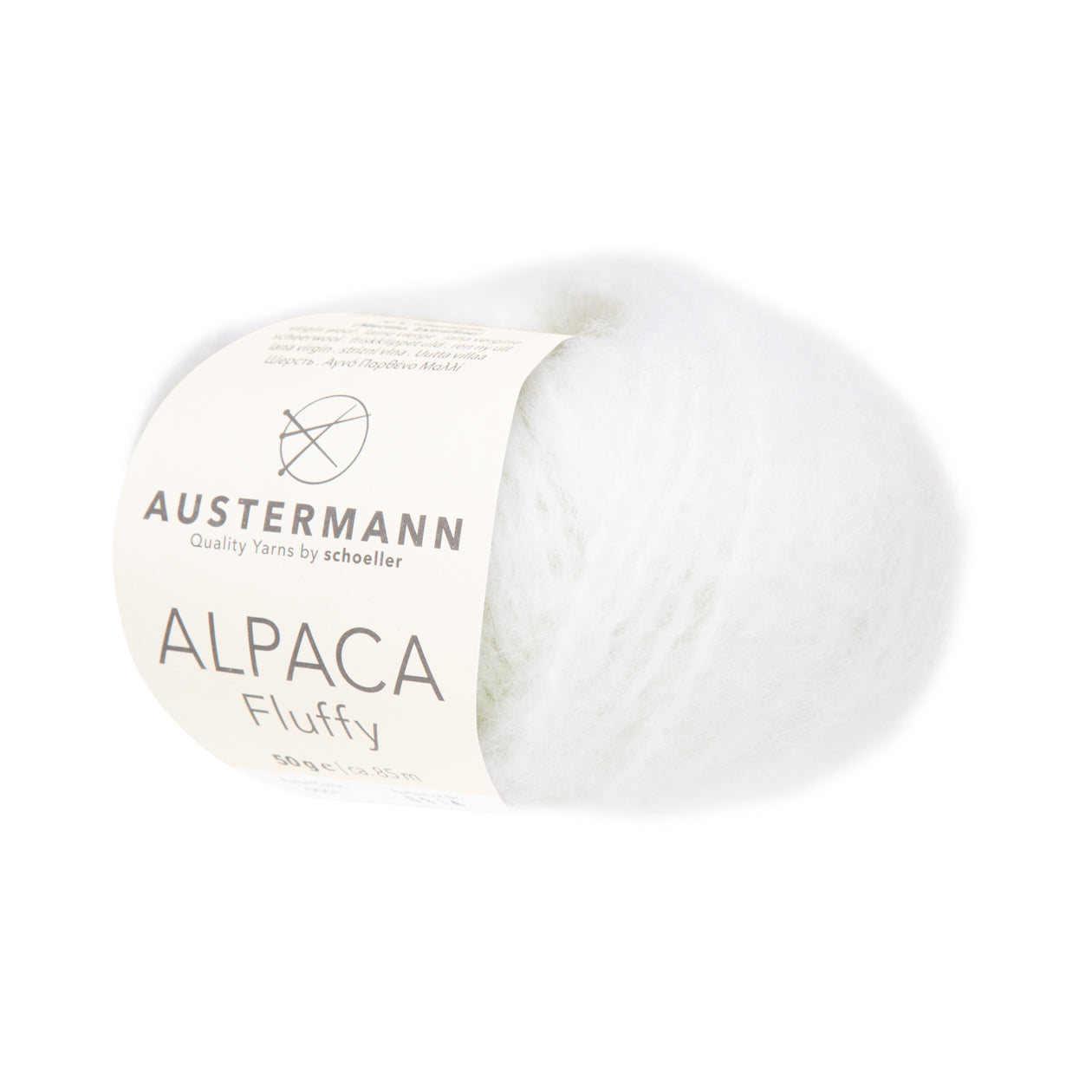 Alpaca Fluffy | 85 M - 50 G | 01 - Wollweiß