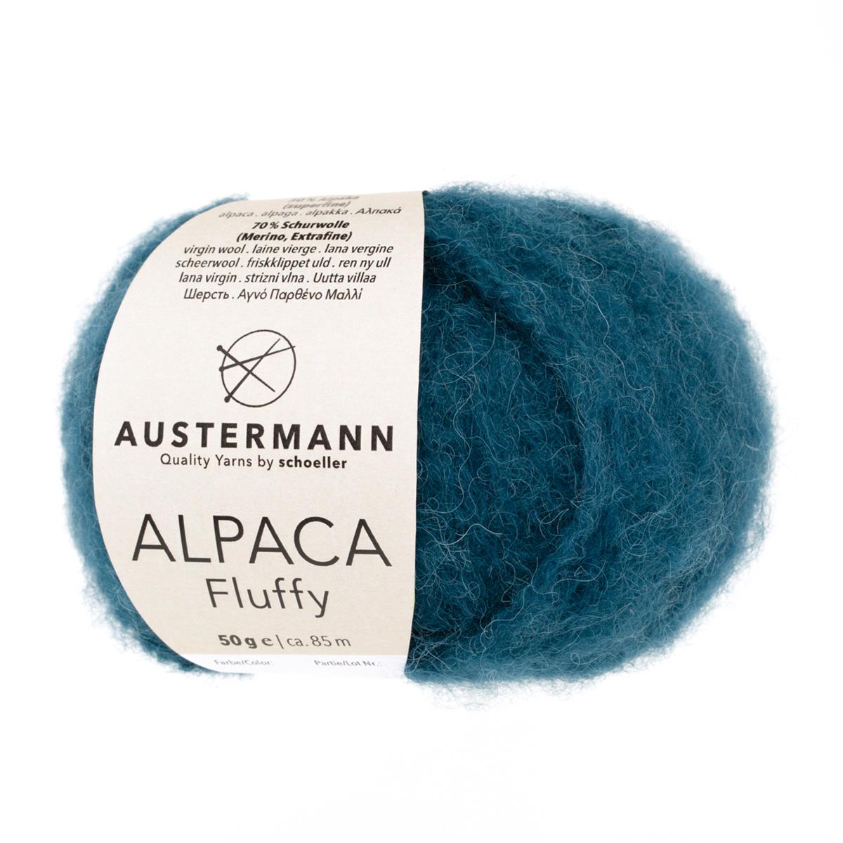 Alpaca Fluffy | 85 M - 50 G | 14 - Petrol