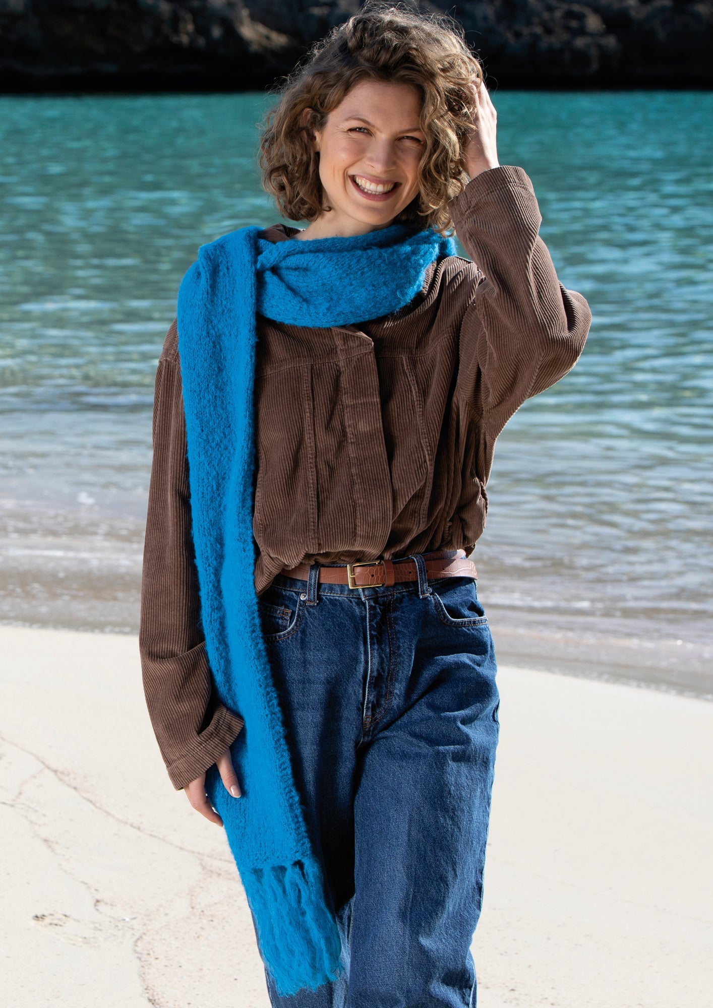 Kapuzenschal Azzurro - rebecca - online.de