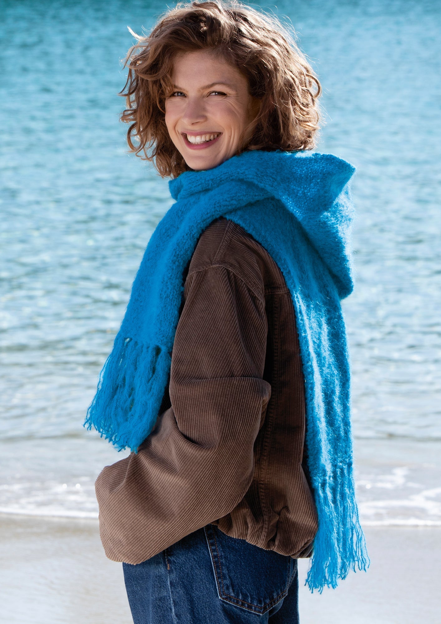 Kapuzenschal Azzurro - rebecca - online.de