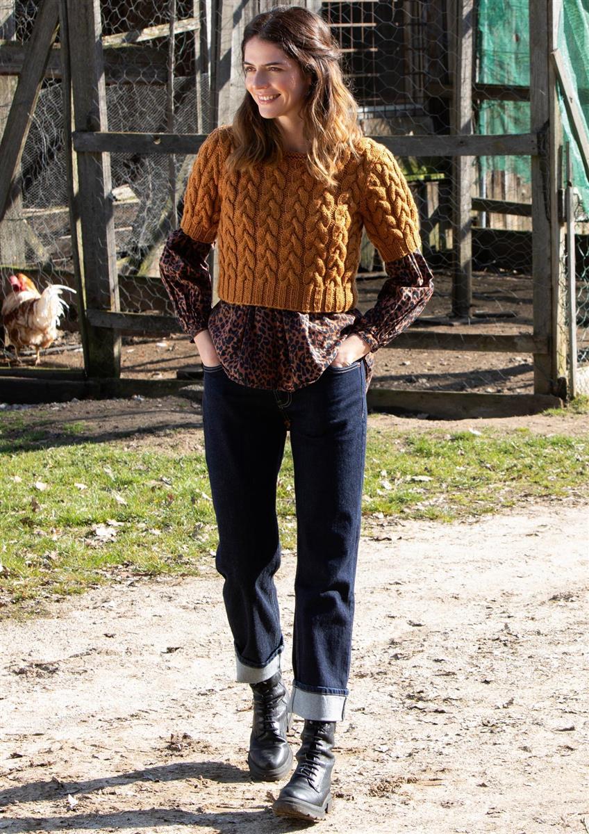 Kurzarmpulli Zopfen - Rebecca - Online.de