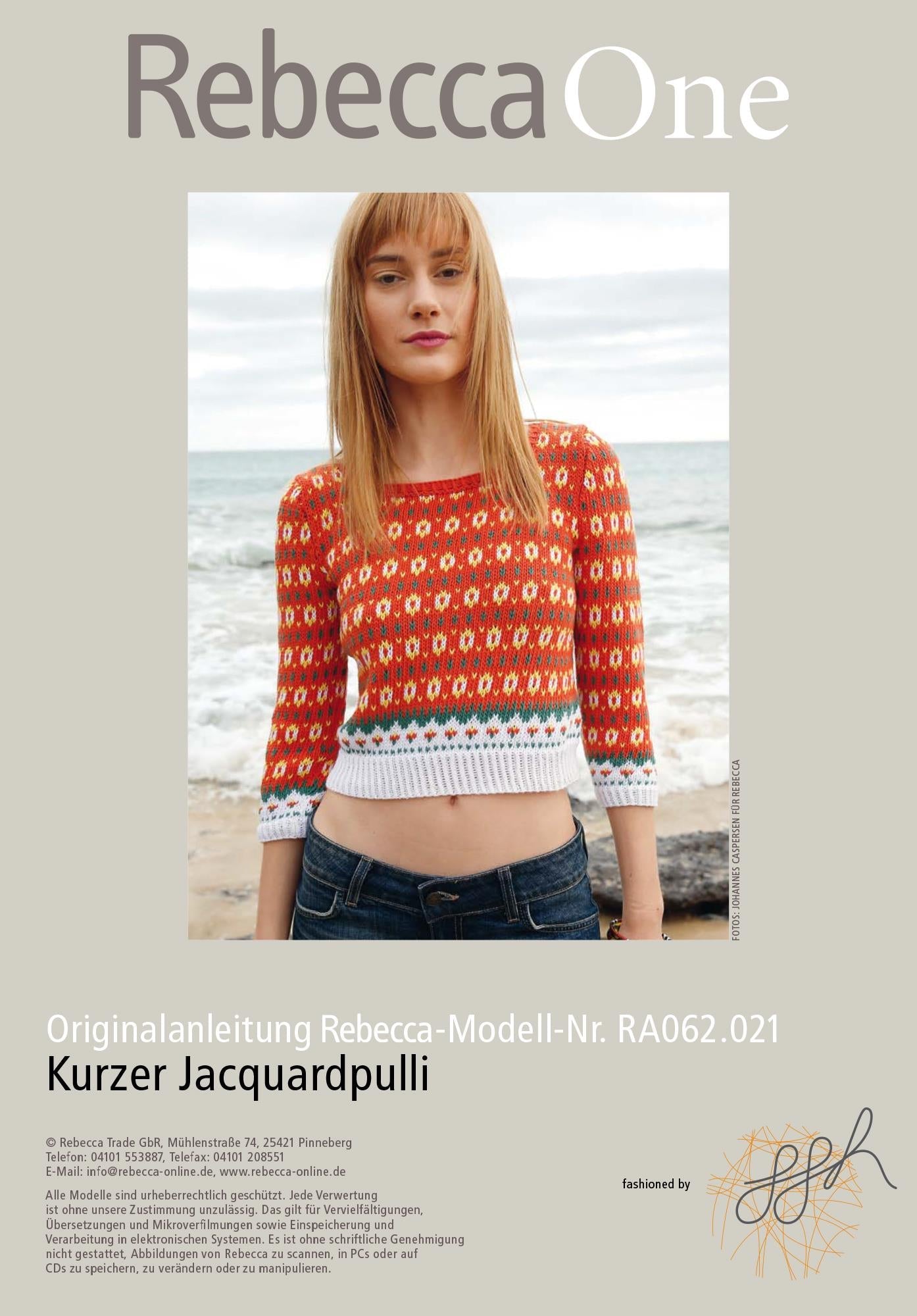 Kurzer Jacquardpulli - Rebecca - Online.de