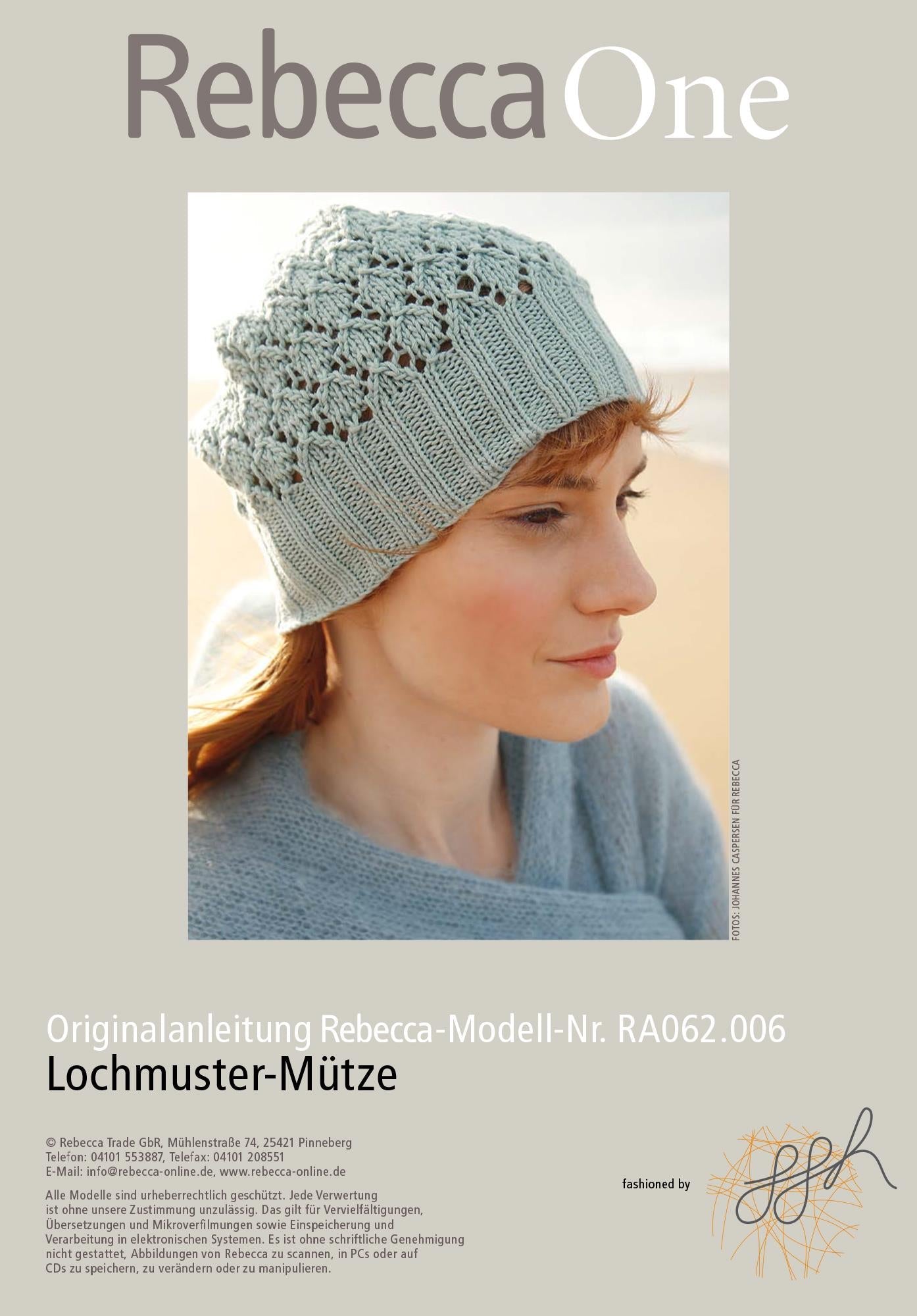 Lochmustermütze Brunhilde - Rebecca - Online.de