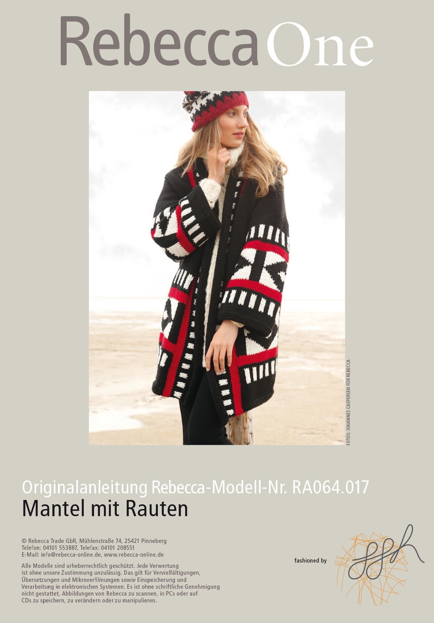 Mantel mit Rauten - Rebecca - Online.de