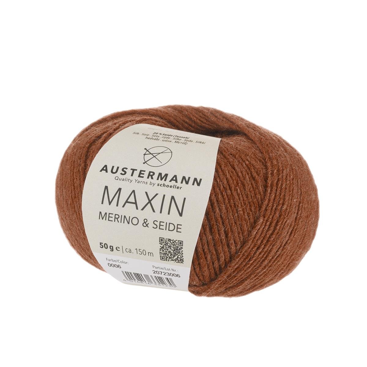 Maxin Merino&Seide | 150M - 50G | 06 - Zimt - Rebecca - Online.de