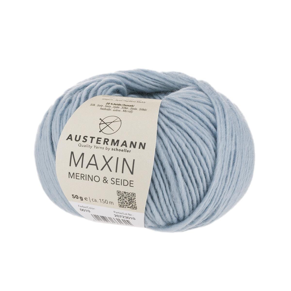Maxin Merino&Seide | 150M - 50G | 10 - Eisblau - Rebecca - Online.de