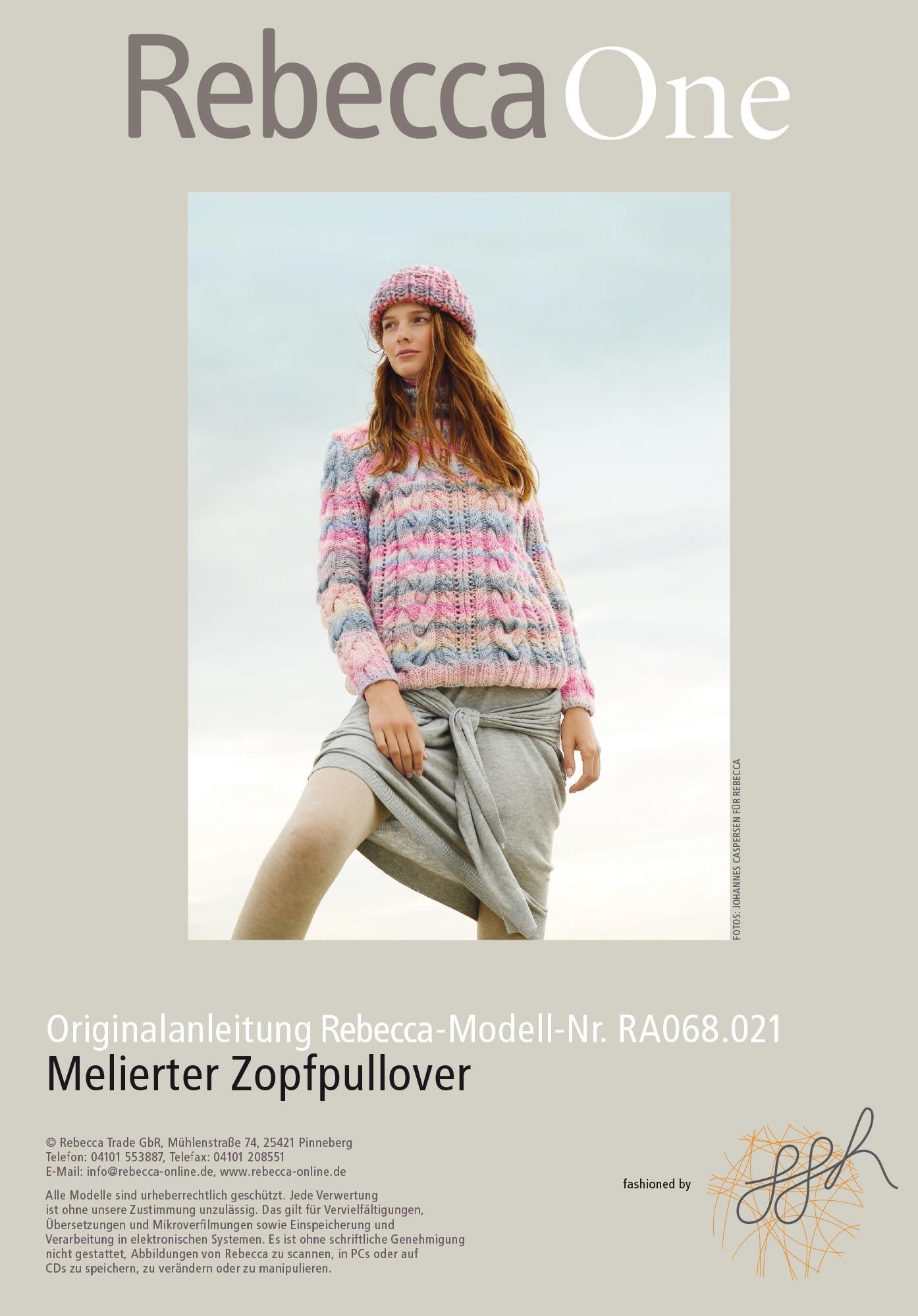 Melierter Zopfpullover - Rebecca - Online.de