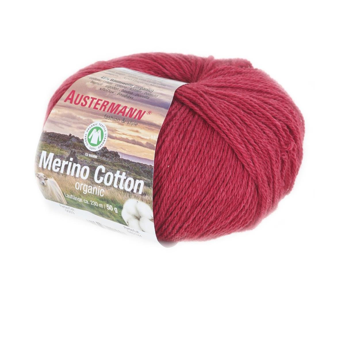 Merino Cotton | 230 M - 50 G | 03 - Rot - Rebecca - Online.de