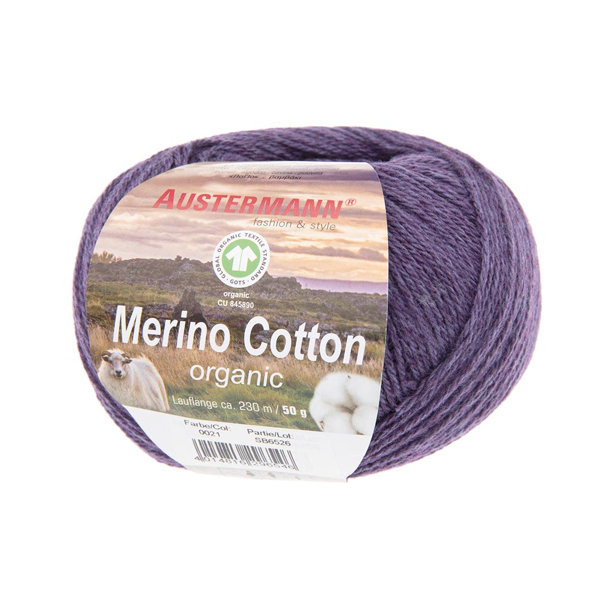 Merino Cotton | 230 M - 50 G | 21 - Aubergine - Rebecca - Online.de