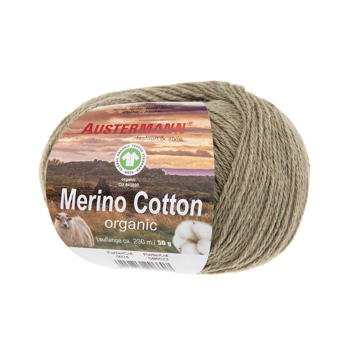 Merino Cotton | 230 M - 50 G | 24 - Oliv - Rebecca - Online.de