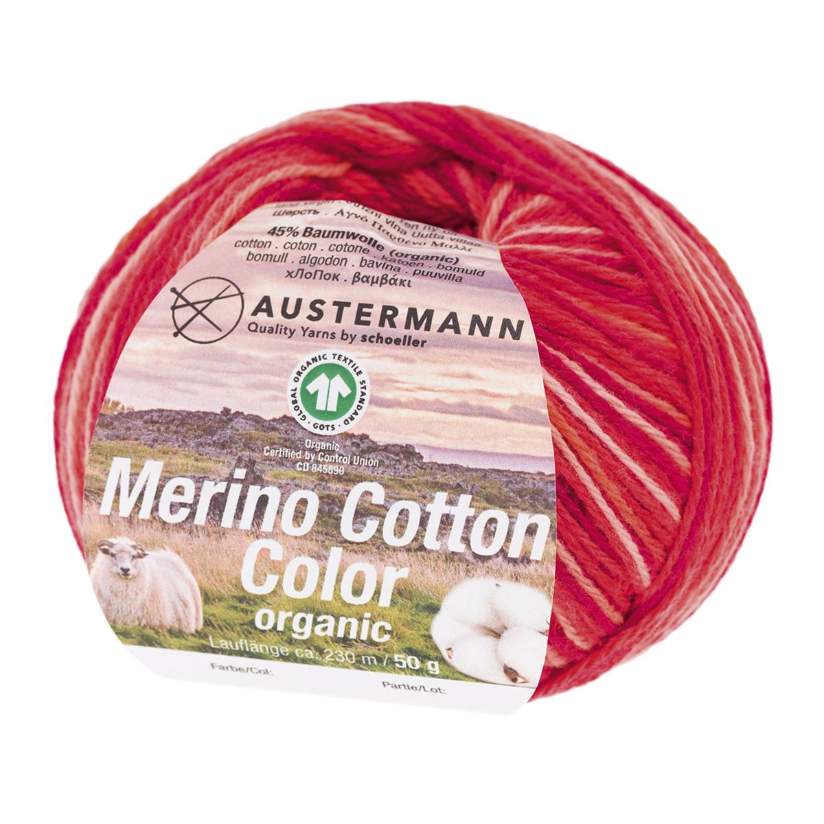 Merino Cotton Color | 230 M - 50G | 102 - Gerbera - Rebecca - Online.de
