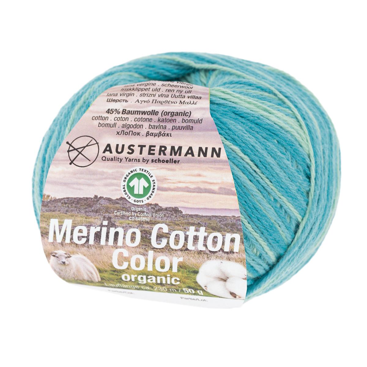 Merino Cotton Color | 230 M - 50G | 105 - Pool - Rebecca - Online.de