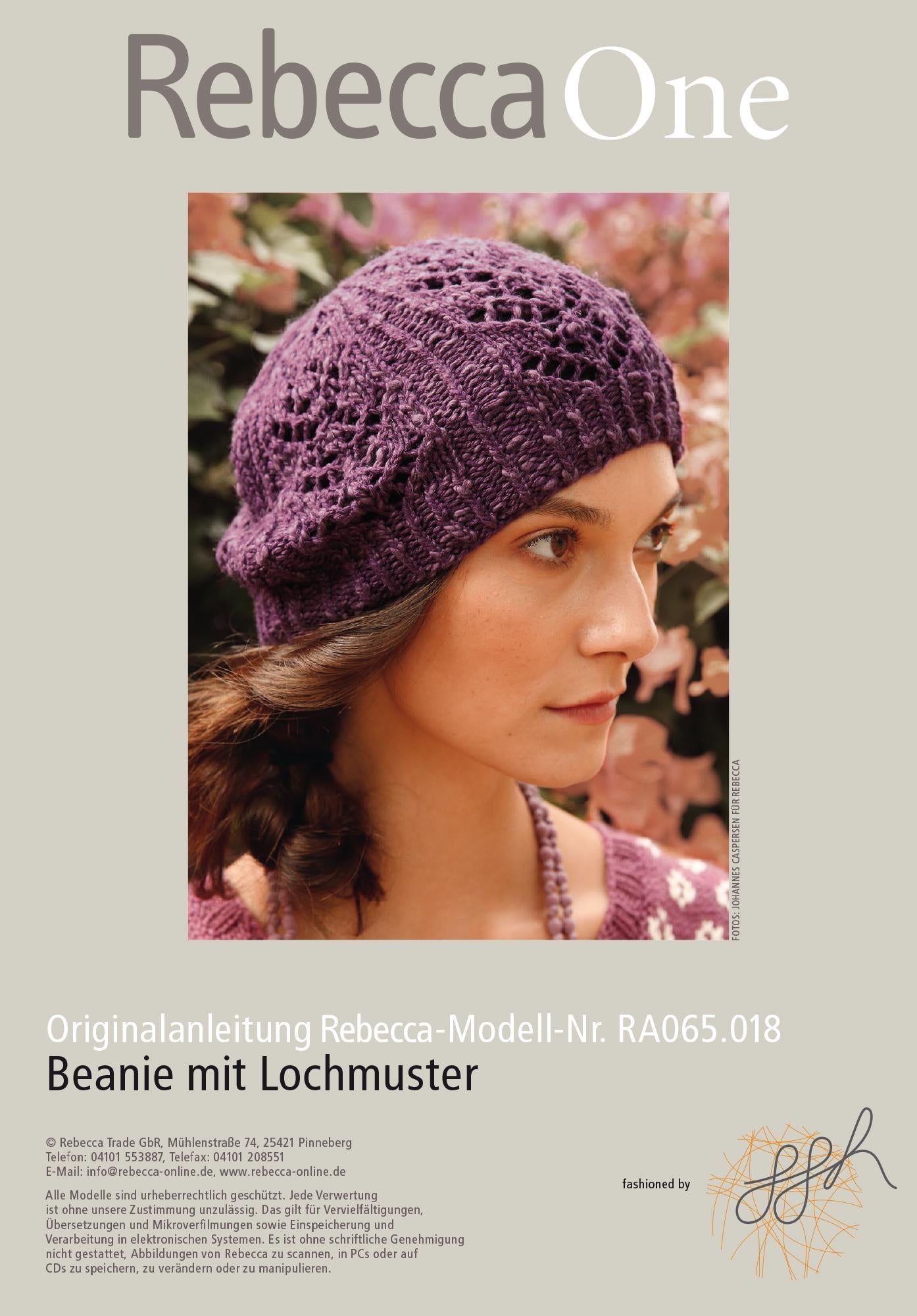 Mütze mit Lochmuster - Rebecca - Online.de