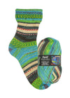 Opal Hundertwasser I | 4 - fach Sockenwolle 100g | Farbe 1432 - Rebecca - Online.de