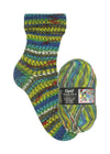 Opal Hundertwasser I | 4 - fach Sockenwolle 100g | Farbe 1433 - Rebecca - Online.de