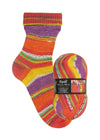 Opal Hundertwasser I | 4 - fach Sockenwolle 100g | Farbe 1434 - Rebecca - Online.de
