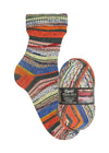 Opal Hundertwasser I | 4 - fach Sockenwolle 100g | Farbe 1435 - Rebecca - Online.de