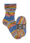 Opal Hundertwasser II | 4 - fach Sockenwolle 100g | Farbe 2103 - Rebecca - Online.de
