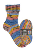 Opal Hundertwasser II | 4 - fach Sockenwolle 100g | Farbe 2103 | rebecca - online.de