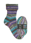 Opal Hundertwasser II | 4 - fach Sockenwolle 100g | Farbe 2106 - Rebecca - Online.de