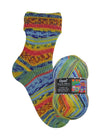 Opal Hundertwasser III | 4 - fach Sockenwolle 100g | Farbe 3200 - Rebecca - Online.de