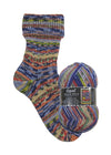 Opal Hundertwasser III | 4 - fach Sockenwolle 100g | Farbe 3204 - Rebecca - Online.de