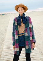 Plüschjacke mit Patchworkmuster - Rebecca - Online.de
